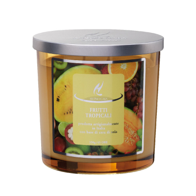 Изображение товара Аромасвеча Hypno Casa Тропические фрукты 350 г с натуральным воском и стильным дизайном