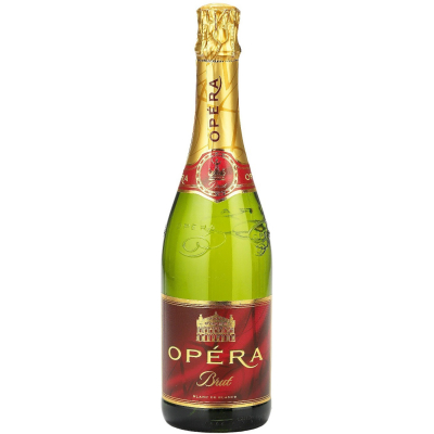 Изображение товара Игристое вино Opera Blanc de Blancs Brut, белое, сухое, 0,75 л