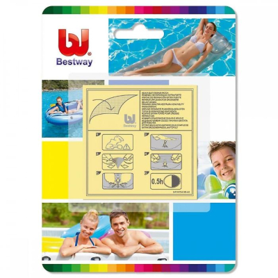 Изображение товара Набор самоклеящихся заплаток Bestway 42 см2 (62068) Изображение товара Набор самоклеящихся заплаток Bestway 42 см2 (62068)