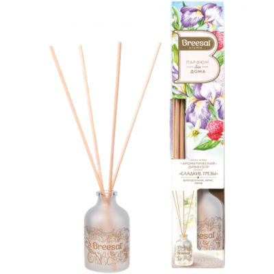 Изображение товара Ароматический диффузор Breesal Aroma Sphere Сладкие Грезы 100 мл Изображение товара Ароматический диффузор Breesal Aroma Sphere Сладкие Грезы 100 мл