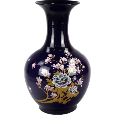 Изображение товара Напольная ваза Glasar из фарфора 48x48x80 см для интерьера и декора