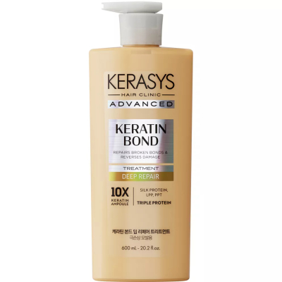 Изображение товара Маска KeraSys advanced keratin bond для восстановления волос 600 мл Изображение товара Маска KeraSys advanced keratin bond для восстановления волос 600 мл