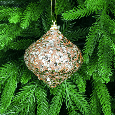 Изображение товара Ёлочная игрушка Ad trend NY размеры 8,5х9,5 см подвеска разноцветная