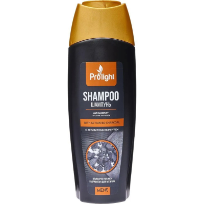 Изображение товара Шампунь мужской PROLIGHT с активированным углем против перхоти, 600 мл.