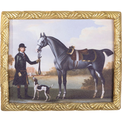 Изображение товара Картина Glasar лошадь масло 24х2х29 см стиль масляной живописи