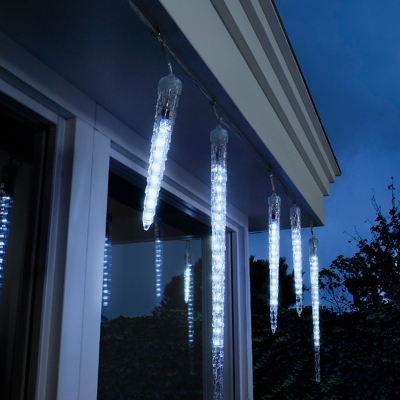 Изображение товара Электрогирлянда уличная Reason сосульки 304 LED с стартовым шнуром