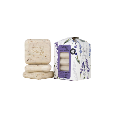 Изображение товара Твердое мыло Mage с ароматом лаванды 3x50 гр Изображение товара Твердое мыло Mage с ароматом лаванды 3x50 гр