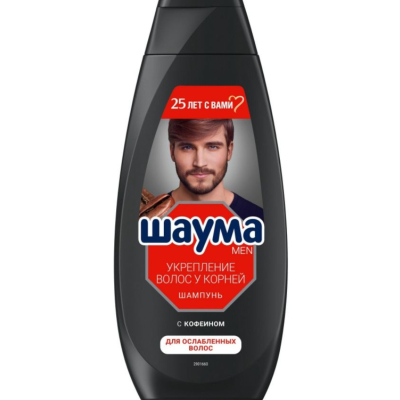 Изображение товара Шампунь Шаума MEN укрепление волос у корней 360 мл для мужчин
