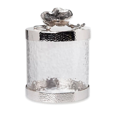 Изображение товара Банка Michael Aram Белая орхидея 15 см стекло нержавейка коллекция