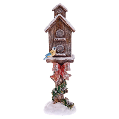Изображение товара Декоративная фигура скворечник 45 см Полиформ новогодняя украшение