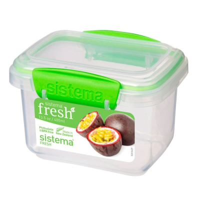 Изображение товара Контейнер Sistema Fresh 400 мл пластиковый с герметичной крышкой для хранения продуктов