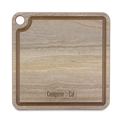 Изображение товара Подставка под горячее ComposeEat травертин капучино 18х18 см