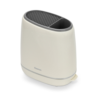 Изображение товара Подставка для ножей Fissman с точилом бежевая 23x13x24 см