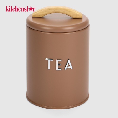 Изображение товара Банка для хранения чая Kitchenstar коричневая 1, 2 л Стильная и надежная