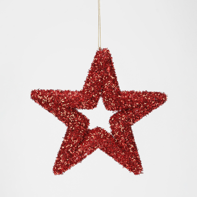 Изображение товара Ёлочная игрушка Bizzotto ny Angelica M звезда красная 22 см