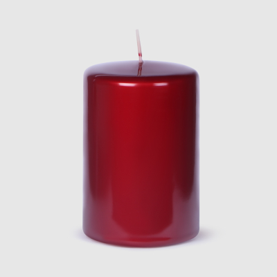 Изображение товара Свеча Mercury Deco Glass красная Д8 см 12 см