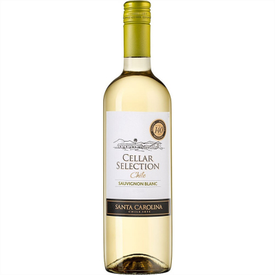 Изображение товара Вино белое сухое Santa Carolina, "Cellar Selection" Sauvignon Blanc, 0,75 л Изображение товара Вино белое сухое Santa Carolina, "Cellar Selection" Sauvignon Blanc, 0,75 л