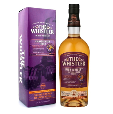 Изображение товара Виски купажированный The Whistler Calvados Cask Finish 0.7 л в подарочной упаковке