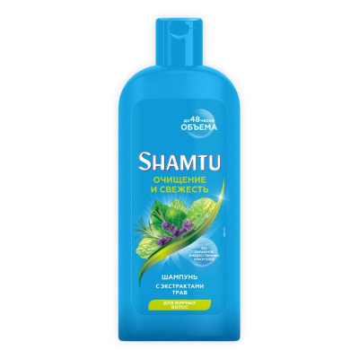 Изображение товара Шампунь Shamtu Очищение и свежесть для жирных волос 300 мл