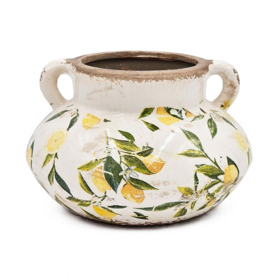 Изображение товара Ваза Glasar с лимонами 21х21х13 см