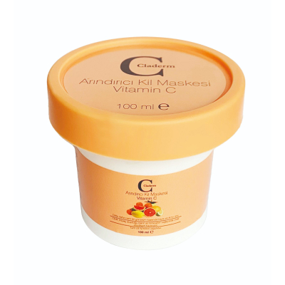 Изображение товара Глиняная маска для лица Claderm Vitamin C с витамином C 100 мл для всех типов кожи