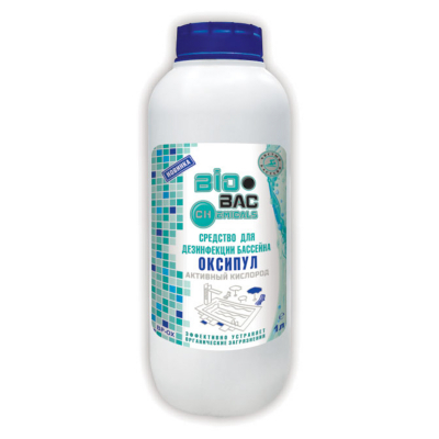 Изображение товара Средство для дезинфекции воды для бассейна Биобак кислород 1 л