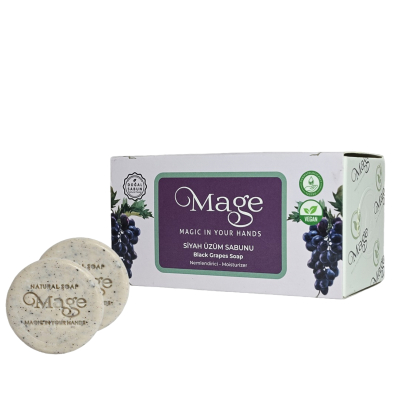 Изображение товара Мыло Mage из черного винограда твердое для ухода за кожей 8x20 г