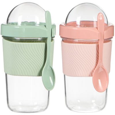 Изображение товара Контейнер для мюсли Mercanlar Orbit 600 мл с ложечкой, хранение сухих продуктов