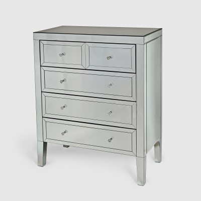 Изображение товара Комод Art Champ 80х40х102 см серебристый