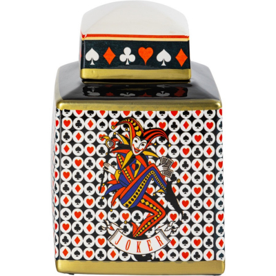 Изображение товара Ваза с крышкой Glasar 15х15х21 см