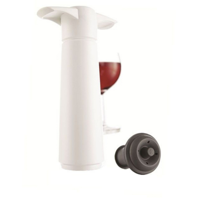 Изображение товара Вакуумный насос для вина с пробками 3 шт белый Vacu vin