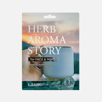 Изображение товара Тканевая маска для лица с экстрактом бергамота L.sanic Herb aroma story 25 мл