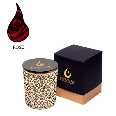 Изображение товара Аромасвеча Nour Bougie Stockholm Rose 450 г натуральная экологическая ручная работа