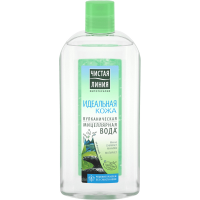 Изображение товара Мицеллярная вода Чистая Линия Идеальная кожа 400 мл для снятия макияжа Изображение товара Мицеллярная вода Чистая Линия Идеальная кожа 400 мл для снятия макияжа