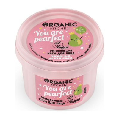 Изображение товара Крем для лица Organic Kitchen You are pearfect, обновляющий, 100 мл