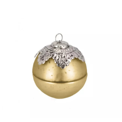 Изображение товара Золотая свеча Bizzotto nyfascinate диаметром 10 см для декора и праздника