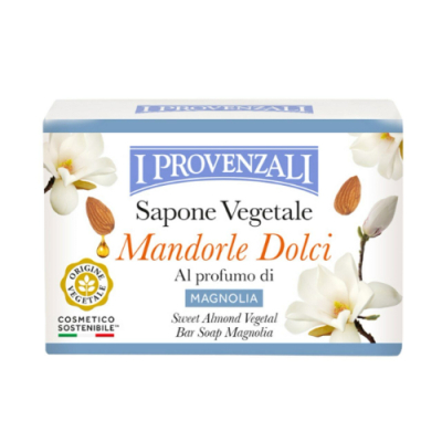 Изображение товара Твердое мыло Provenzali Миндаль и магнолия для ухода за лицом и телом 100 г