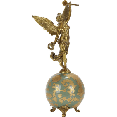 Изображение товара Фигурка Glasar Ника на шаре 14х13х31 см