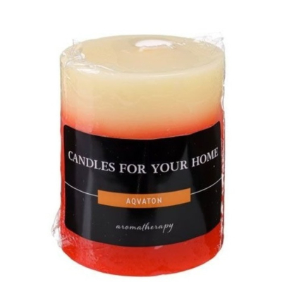Изображение товара Ароматическая свеча Home Interiors Акватон оранжевая 6х7,5 см