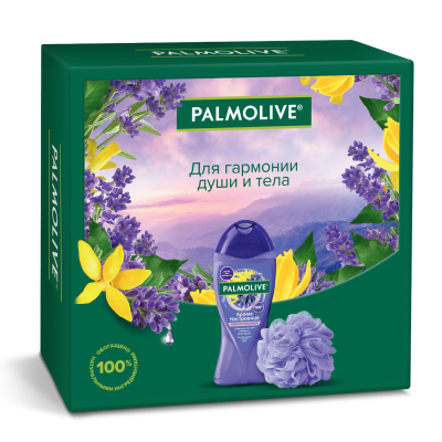 Изображение товара Набор подарочный Palmolive гель Арома расслабление 250 мл и мочалка