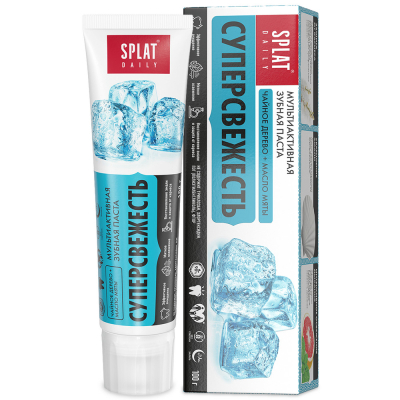 Изображение товара Зубная паста Splat daily super fresh 100 г с чайным деревом и ментолом
