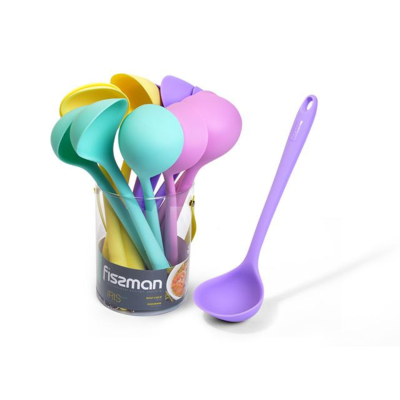 Изображение товара Половник Fissman Iris силиконовый, в ассортименте, 28 см