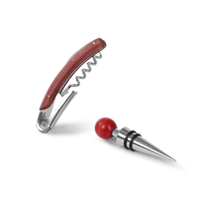 Изображение товара Набор винных аксессуар 2 предмета, нержавеющая сталь, цинк