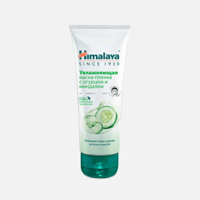 Изображение товара Увлажняющая маска-плёнка для лица Himalaya с огурцом и миндалём 75 мл