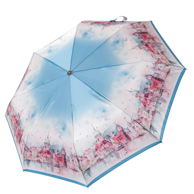 Изображение товара Облегченный женский зонт Fabretti автоматический бирюзовый