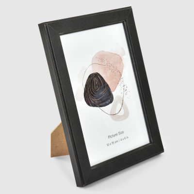 Изображение товара Фоторамка Intco черная 10x15 см для фотографий и декора