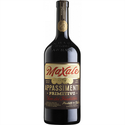 Изображение товара Красное полусухое вино Maxale Appassimento Primitivo 0,75 л Италия Изображение товара Красное полусухое вино Maxale Appassimento Primitivo 0,75 л Италия