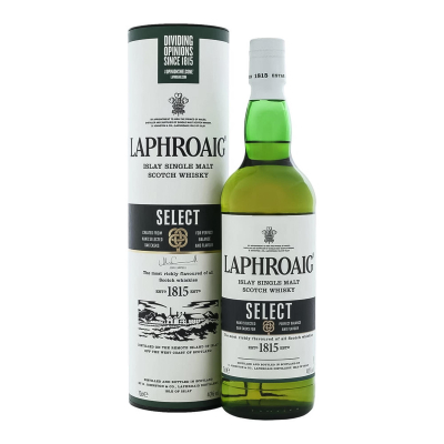 Изображение товара Односолодовый виски Laphroaig Select Cask 0. 7 л - насыщенный торфяной вкус Изображение товара Односолодовый виски Laphroaig Select Cask 0. 7 л - насыщенный торфяной вкус