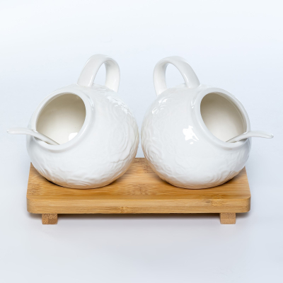 Изображение товара Набор для специй Balsford Роза 550 мл ложки и подставка белый Изображение товара Набор для специй Balsford Роза 550 мл ложки и подставка белый