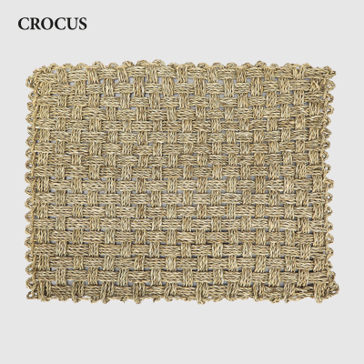 Изображение товара Плед Crocus прямоугольный Seagrass бежевый для декора и сервировки 40х31 см